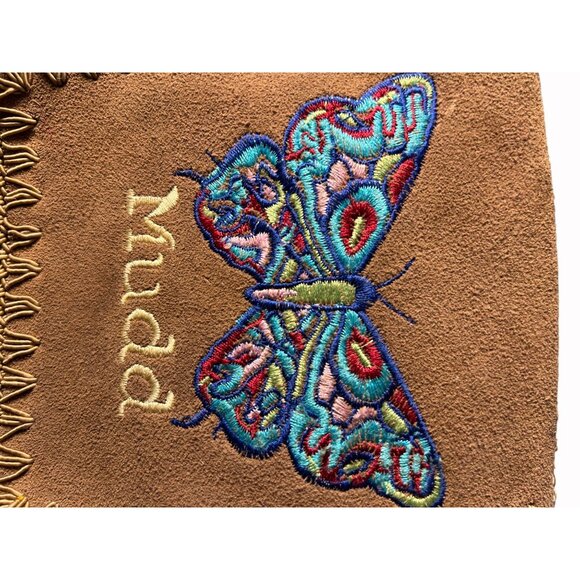 Y2K Mudd Crossbody Crochet Embroidered Butterfly Boho Fairy Festival - Picture 8 of 8